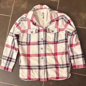 GAP Fleece Lined Flannel Shirt